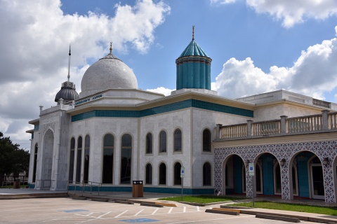 Houston Blue Mosque, Houston, TX, United States, 2017-10-5, 