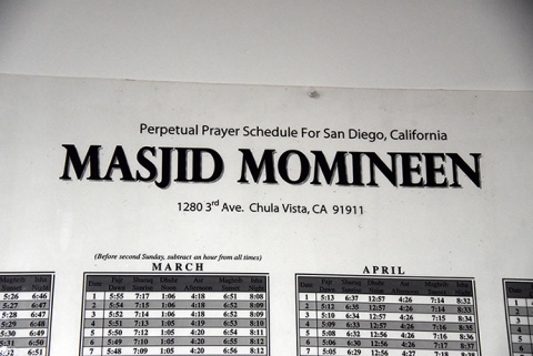 Islamic Center of Chula Vista, Chula Vista, CA, United States, 2020-1-20, 