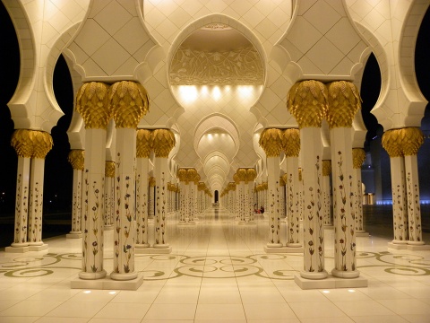 Sheikh Zayed Grand Mosque, Abu Dhabi, , United Arab Emirates, 2009-7-10, 