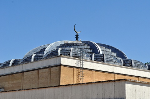 Mosque of Rome, Rome, , Italy, 2013-8-10, 