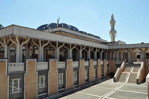 Mosque of Rome, Rome, , Italy, 2013-8-11, 