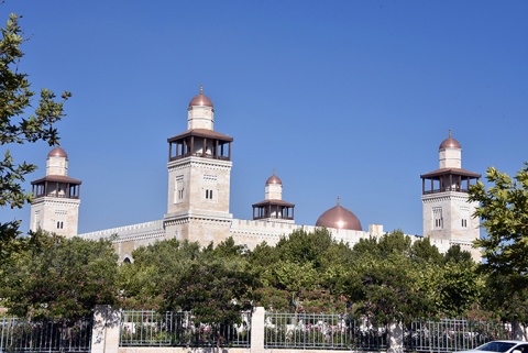 King Hussein Mosque, Amman, , Jordan, 2018-7-7, 